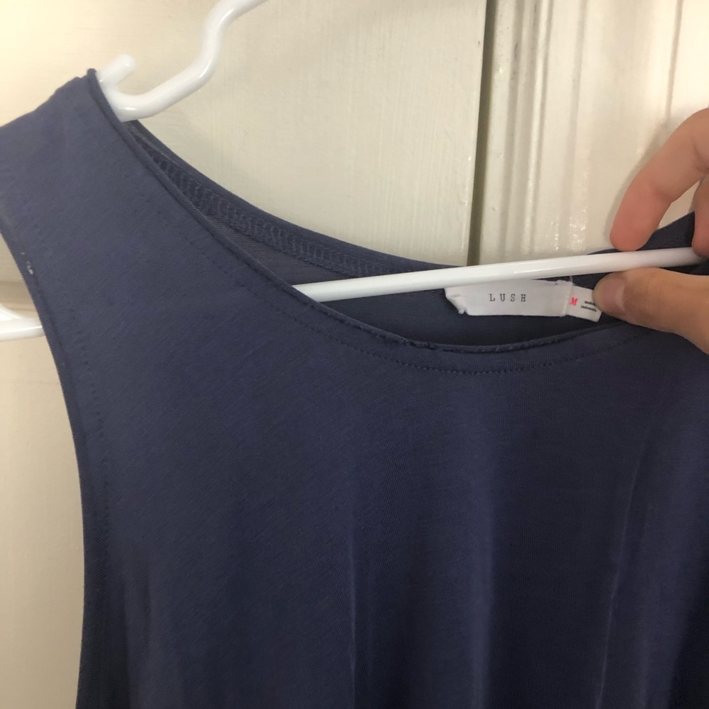 Soft blue tank top